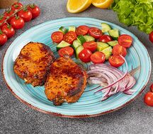 Шашлык из cвинoй корейки без кости