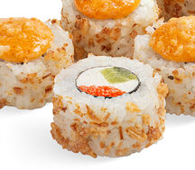 Ролл Нагато со спайси соусом