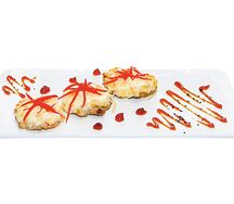 Куриное филе, запеченное со снежным крабом в сливочно-остром соусе