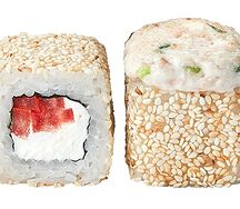Ролл Куджиро, запеченный с креветками