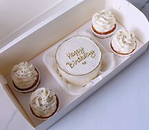 Набор Happy birthday с золотом