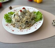 Гнездо перепёлки