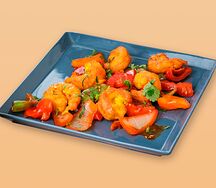 Чили Проун (Креветки и овощи обжаренные в кляре)