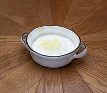 Домашняя рисовая каша на молоке