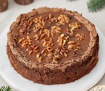 Брауни с грецким орехом