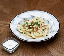 Вареники с картофелем и луком