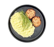 Куриные котлеты с пюре