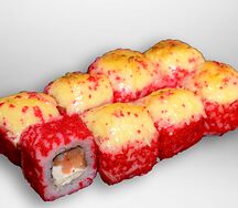 Ролл Яки с лососем