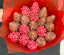 Букет из клубники в шоколаде №9