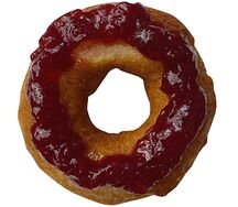 Пончик с малиной