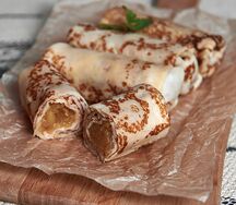 Блинчики с яблоком