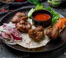 Шашлык из бараньей мякоти