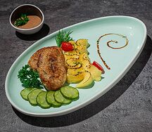 Котлеты куриные с картофельным пюре