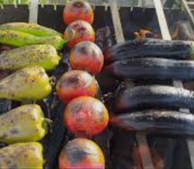 Овощи на мангале
