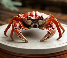 Краб волосатик отварной