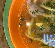 Суп-лапша Куриный домашний