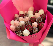 Клубничный букет №7