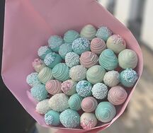 Клубничный букет №10