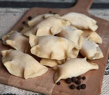 Вареники с грибами и картофелем