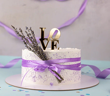 Торт Подарочный с лавандой 2кг