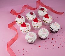 Набор капкейков Для влюбленных 9шт