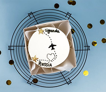 Бенто-торт Любовь на расстоянии