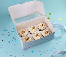 Подарочный набор капкейк морковный 6шт