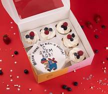 Бенто-торт с капкейками Желаю побед