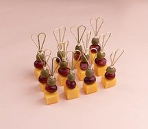 Набор канапе с сыром чеддер