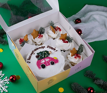 Бенто-торт и капкейки С Наступающим!