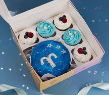 Бенто-торт с капкейками Овен