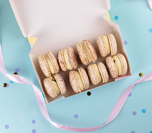 Подарочный набор макаронс гец. орех/бри 8шт