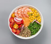 Боул с креветками