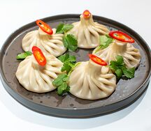 Хинкали с бараниной