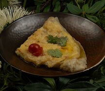 Ёка с яйцом и сыром
