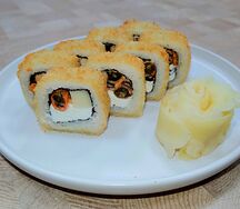 Жареные с мидиями