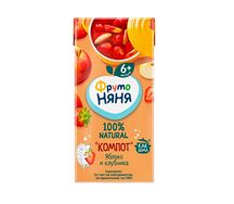 Компот Яблоко и клубника