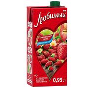 Сок Любимый Земляничное лето