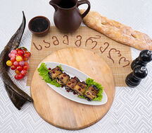 Рулетики из баклажанов с грецкими орехами
