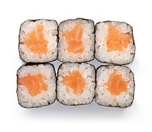 Маки-ролл с лососем