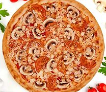 Пицца Курица с грибами