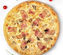 Пицца Бекон с грибами