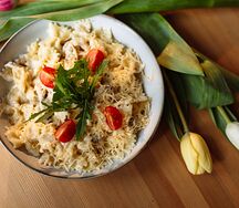 Та самая паста с курочкой и грибами