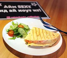 Керидо с лососем на гриле