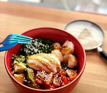 Поке с креветками