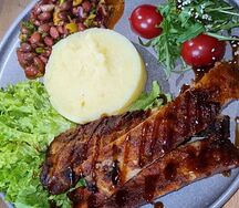 Свиные ребрышки а-ля гриль