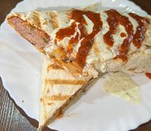 Шаурма с куриным люля