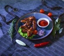 Крылышки в соусе барбекю