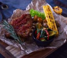 Рёбра свиные в соусе барбекю