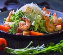 Цезарь с креветками